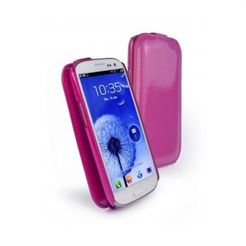 Samsung Galaxy S3 i9300 Tuff-Luv Tuff-Grip Shiny Läderfodral - Lila