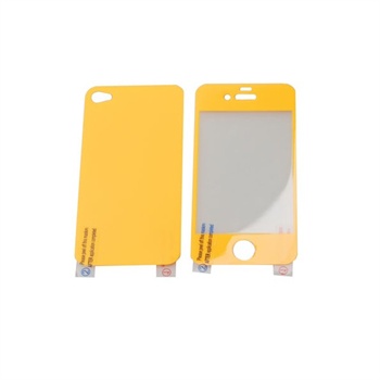 iPhone 4 / 4S Konkis Premium Displayfilm - Neon Orange