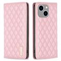 Binfen Color BF Style-16 iPhone 14 Plus Plånboksfodral - Rosa