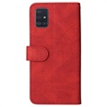 Bi-Color Series Samsung Galaxy A51 Plånboksfodral - Röd