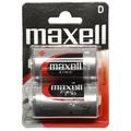 Maxell R20/D Zink-Kol-batterier - 2 st.