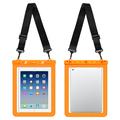 Pictet.Fino RH02 IPX8 Universellt vattentätt fodral 13" - iPad, surfplatta - Orange