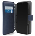 Puro 360 Roterande Universellt Smartphone Plånboksfodral - XXL - Blå