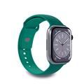 Apple Watch Series Ultra 2/Ultra/9/8/SE (2022)/7/SE/6/5/4/3/2/1 Puro Icon Silikonarmband - 49mm/45mm/44mm/42mm - Mörk grön
