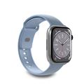 Apple Watch Series Ultra 2/Ultra/9/8/SE (2022)/7/SE/6/5/4/3/2/1 Puro Icon Silikonarmband - 49mm/45mm/44mm/42mm - Ljusblå