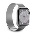 Apple Watch Series 9/8/SE (2022)/7/SE/6/5/4/3/2/1 Puro Milanese Rem - 41mm/40mm/38mm - Silver