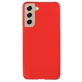 Samsung Galaxy S21 FE 5G Gummerat Plastskal - Röd