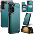 Samsung Galaxy S23+ 5G Caseme C22 Fodral RFID Kortplånbok - Grön
