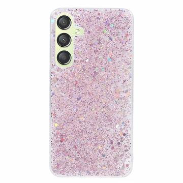 Samsung Galaxy S24+ Glitter Flakes TPU-skal