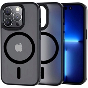 iPhone 13 Pro Max Tech-Protect Magmat Skal - MagSafe-kompatibelt (Öppen Förpackning - Utmärkt) - Genomlysande Svart