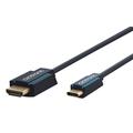 Clicktronic Premium USB-C till HDMI Adapter Kabel - 2m - Black