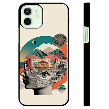 iPhone 12 Skyddsskal - Abstrakt Collage