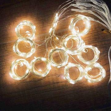 200-LED ljusslingor - 3m x 2m - varmvit