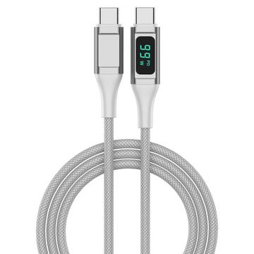 4smarts DigitCord USB-C / USB-C-kabel - 100W, 1.5m - Vit