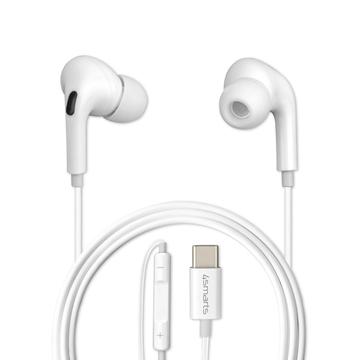 4smarts Melody Digital Basic USB-C-hörlurar med D/A-omvandlare - Vit