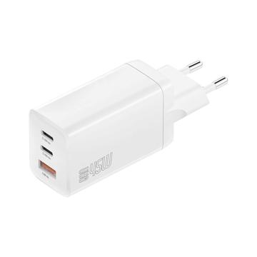 4smarts PDPlug Trio 45W GaN väggladdare - vit