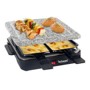 Techwood TRA-47P Elektrisk Raclette-grill för 4 personer