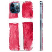 iPhone 12 Pro TPU-skal - Dansk Flagga