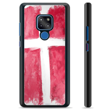 Huawei Mate 20 Skyddsskal - Dansk Flagga