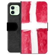 iPhone 12 Premium Plånboksfodral - Dansk Flagga