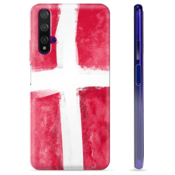 Huawei Nova 5T TPU-skal - Dansk Flagga