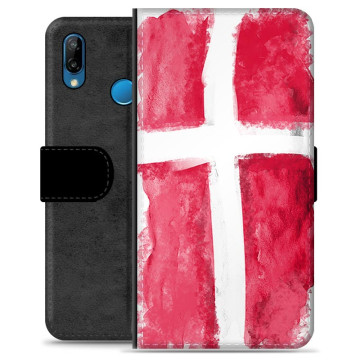 Huawei P30 Lite Premium Plånboksfodral - Dansk Flagga