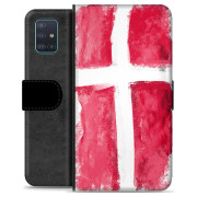 Samsung Galaxy A51 Premium Plånboksfodral - Dansk Flagga