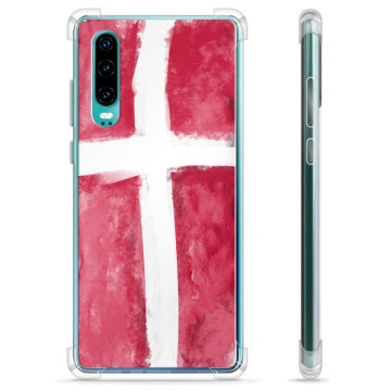 Huawei P30 Hybridskal - Dansk Flagga