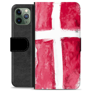 iPhone 11 Pro Premium Plånboksfodral - Dansk Flagga