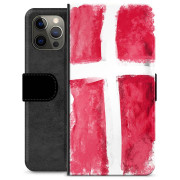 iPhone 12 Pro Max Premium Plånboksfodral - Dansk Flagga
