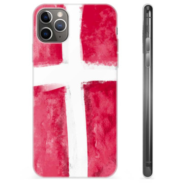 iPhone 11 Pro Max TPU-skal - Dansk Flagga