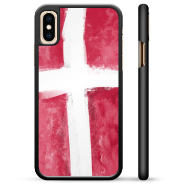 iPhone X / iPhone XS Skyddsskal - Dansk Flagga