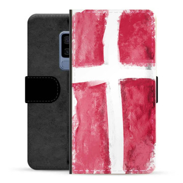 Samsung Galaxy S9 Premium Plånboksfodral - Dansk Flagga