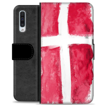 Samsung Galaxy A50 Premium Plånboksfodral - Dansk Flagga