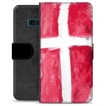 Samsung Galaxy S10e Premium Plånboksfodral - Dansk Flagga