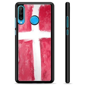 Huawei P30 Lite Skyddsskal - Dansk Flagga