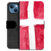 iPhone 13 Premium Plånboksfodral - Dansk Flagga