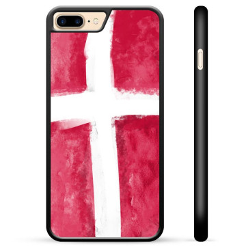 iPhone 7 Plus / iPhone 8 Plus Skyddsskal - Dansk Flagga