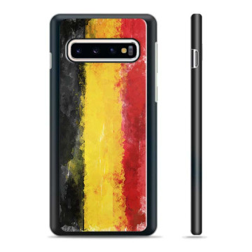 Samsung Galaxy S10+ Skyddsskal - Tysk Flagga