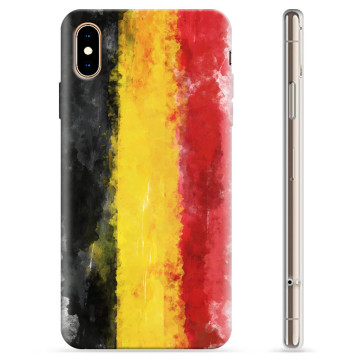 iPhone XS Max TPU-skal - Tysk Flagga