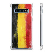 Samsung Galaxy S10+ Hybridskal - Tysk Flagga