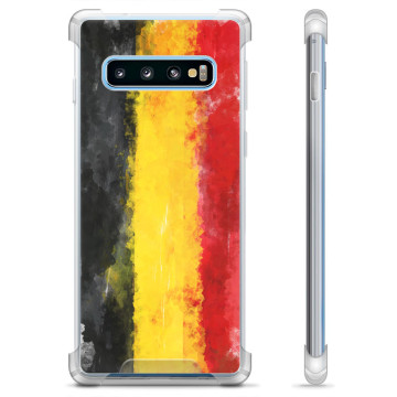 Samsung Galaxy S10 Hybridskal - Tysk Flagga