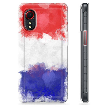 Samsung Galaxy Xcover 5 TPU-skal - Fransk Flagga