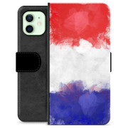 iPhone 12 Premium Plånboksfodral - Fransk Flagga