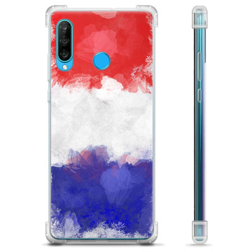 Huawei P30 Lite Hybridskal - Fransk Flagga