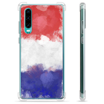 Huawei P30 Hybridskal - Fransk Flagga