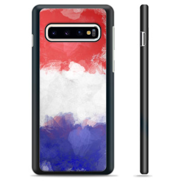 Samsung Galaxy S10 Skyddsskal - Fransk Flagga