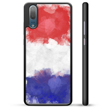 Huawei P20 Skyddsskal - Fransk Flagga