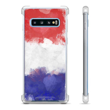 Samsung Galaxy S10+ Hybridskal - Fransk Flagga