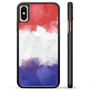 iPhone X / iPhone XS Skyddsskal - Fransk Flagga